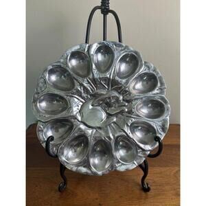 Vintage Devil egg holder-Bunny rabbit aluminum, made in Mexico